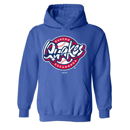 Rancho Cucamonga Quakes - MILB Baseball : Talon Haley - Hooded Sweatshirt-0