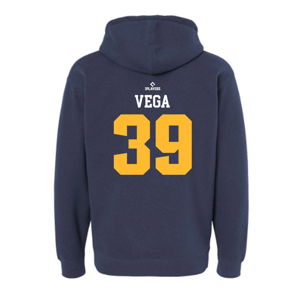 Rancho Cucamonga Quakes - MILB Baseball : Marco Vega - Hooded Pullover Sweatshirt-1