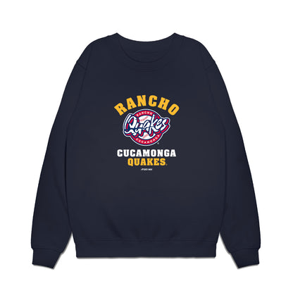 Rancho Cucamonga Quakes - MILB Baseball : Marlon Quintero - Premium Crewneck Sweatshirt-0