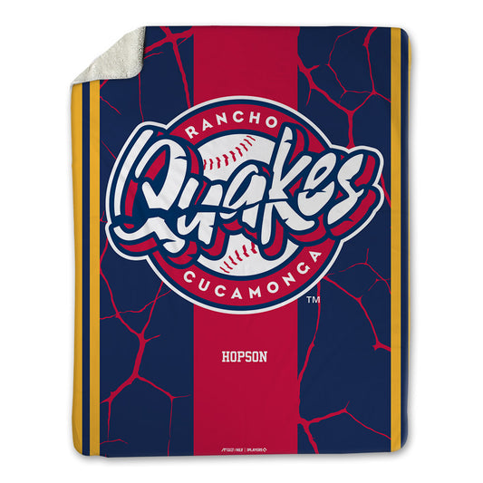 Rancho Cucamonga Quakes - MILB Baseball : Kaden Hopson - Blanket-0