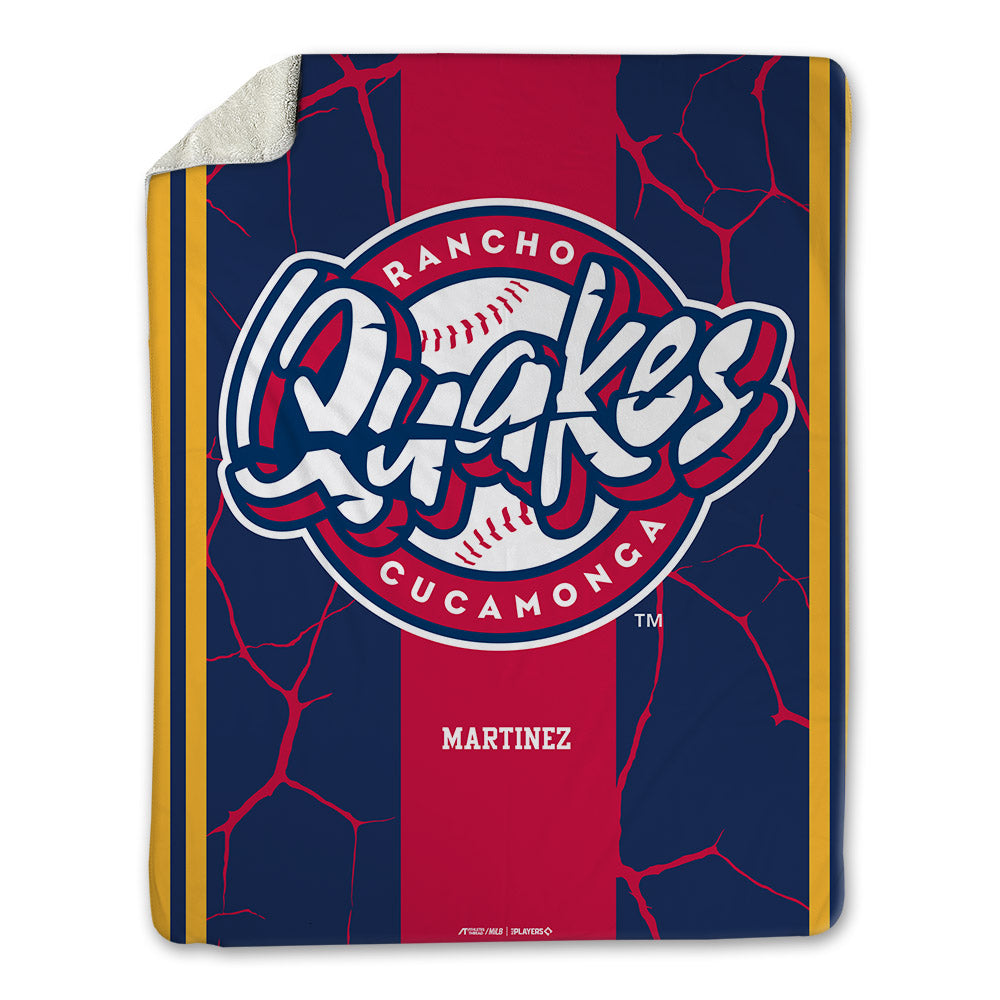 Rancho Cucamonga Quakes - MILB Baseball : Jesus Martinez - Blanket-0