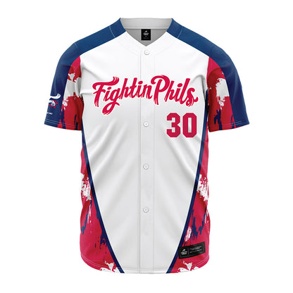 Fightins - MILB Baseball : Evan Gates - Jersey-0