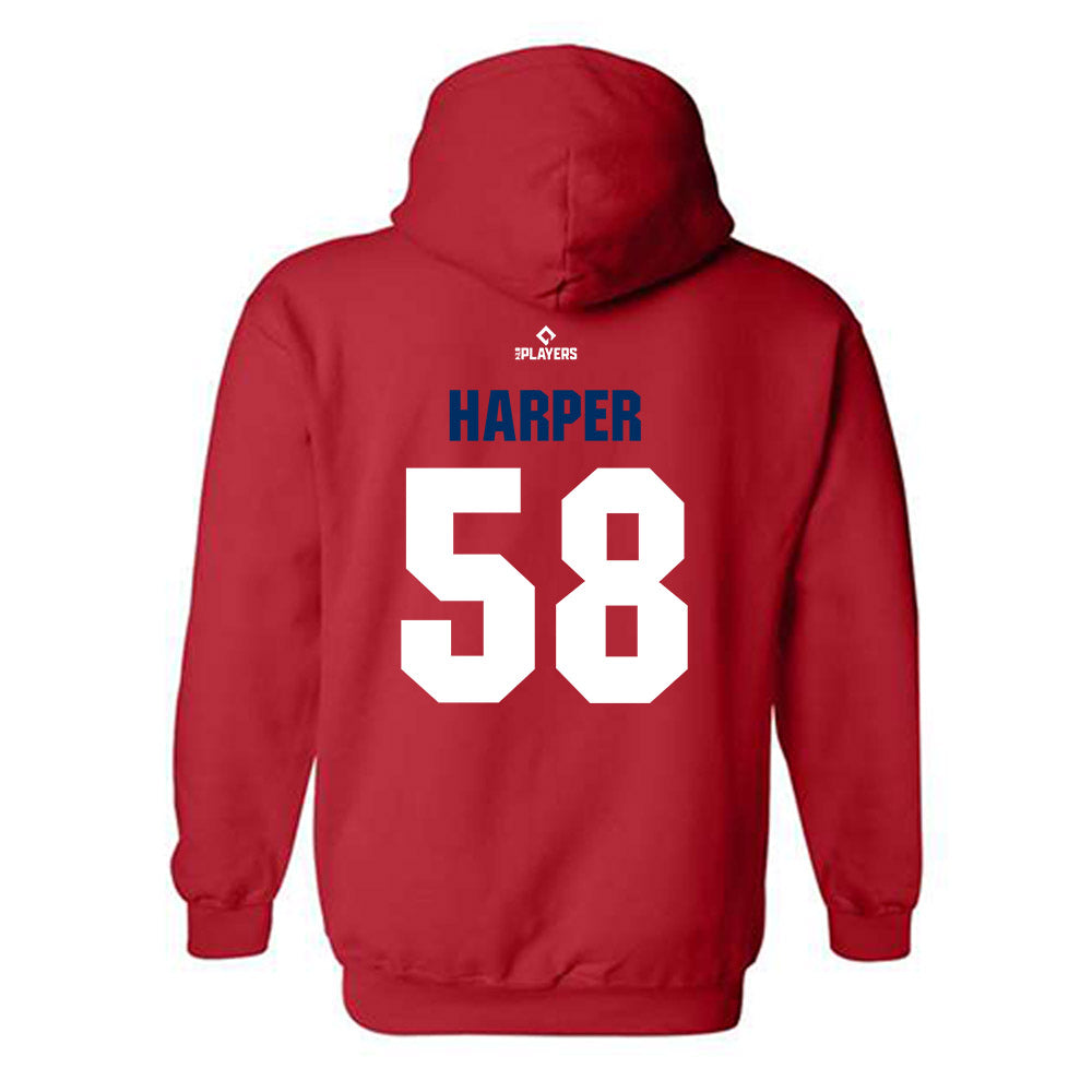 Fightins - MILB Baseball : Daniel Harper - Hooded Sweatshirt-1