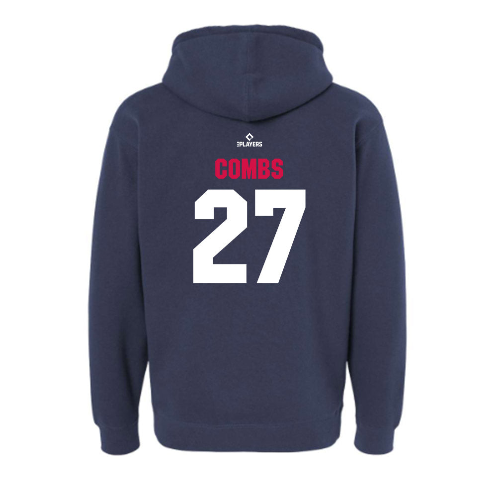 Fightins - MILB Baseball : Aaron Combs - Hooded Pullover Sweatshirt-1
