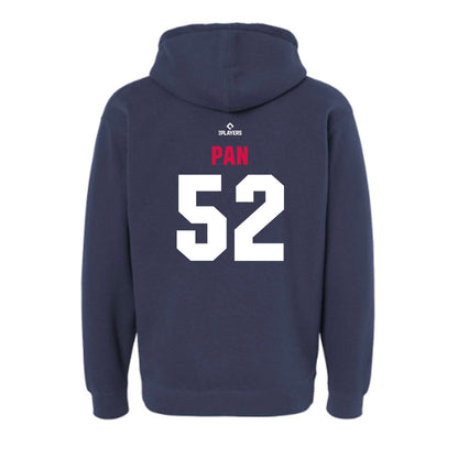 Fightins - MILB Baseball : Wen-Hui Pan - Hooded Pullover Sweatshirt-1