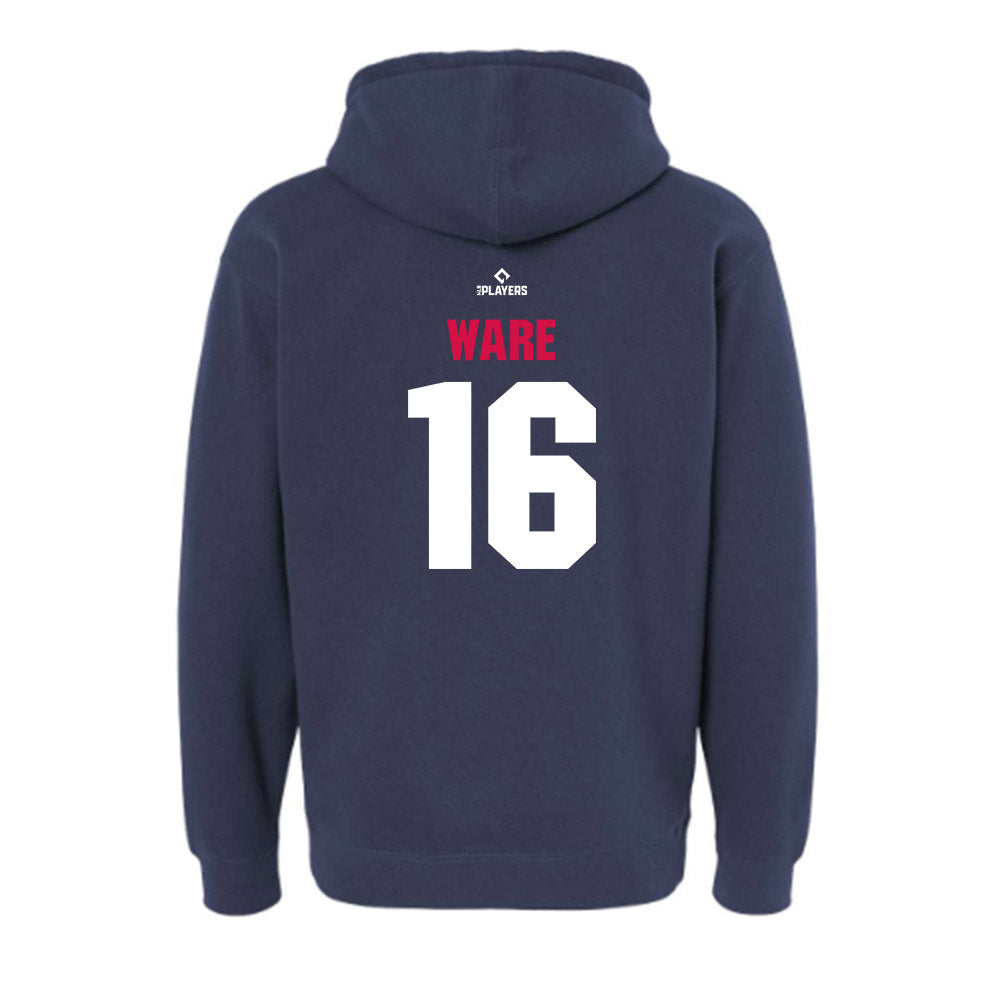 Fightins - MILB Baseball : Bryson Ware - Hooded Pullover Sweatshirt-1