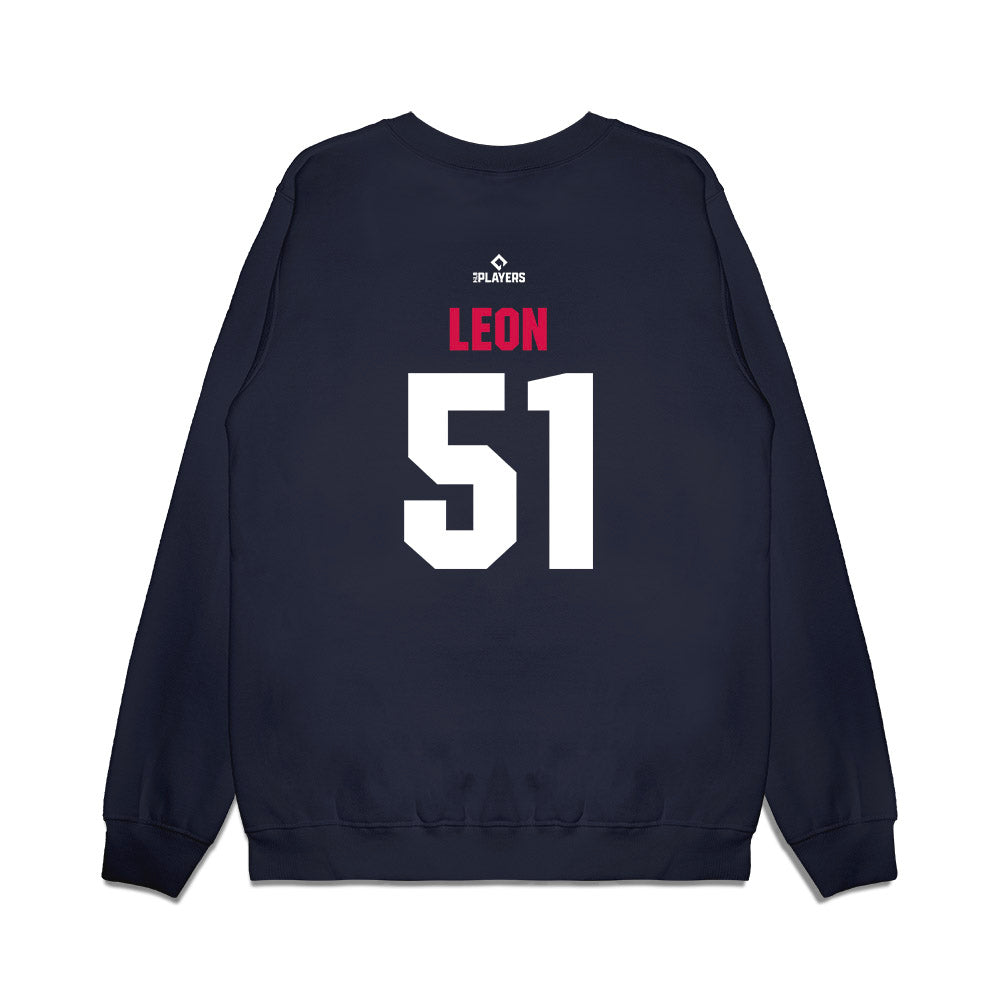 Fightins - MILB Baseball : Pedro Leon - Premium Crewneck Sweatshirt-1