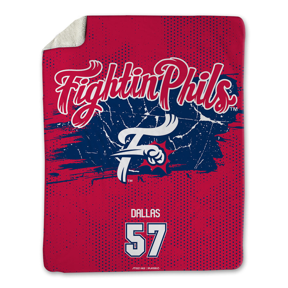 Fightins - MILB Baseball : Jack Dallas - Blanket-0