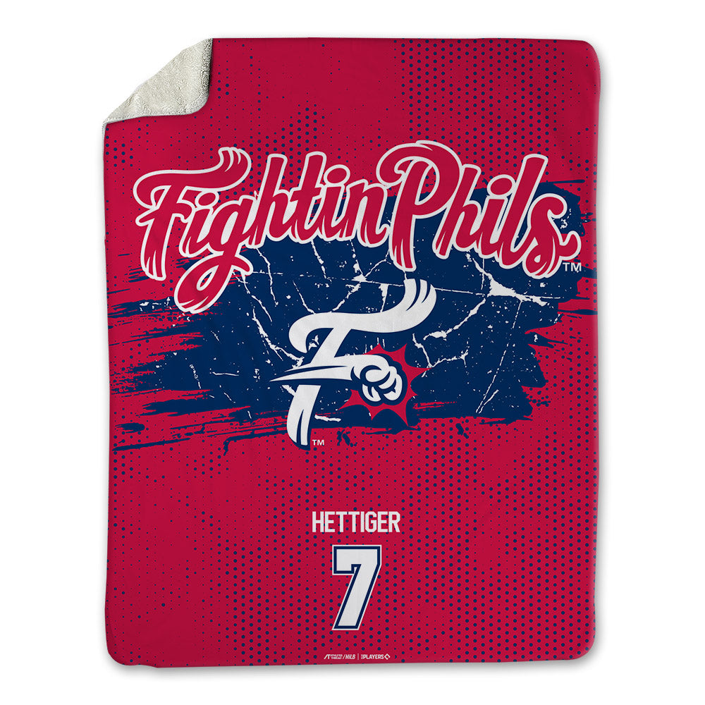 Fightins - MILB Baseball : Kehden Hettiger - Blanket-0