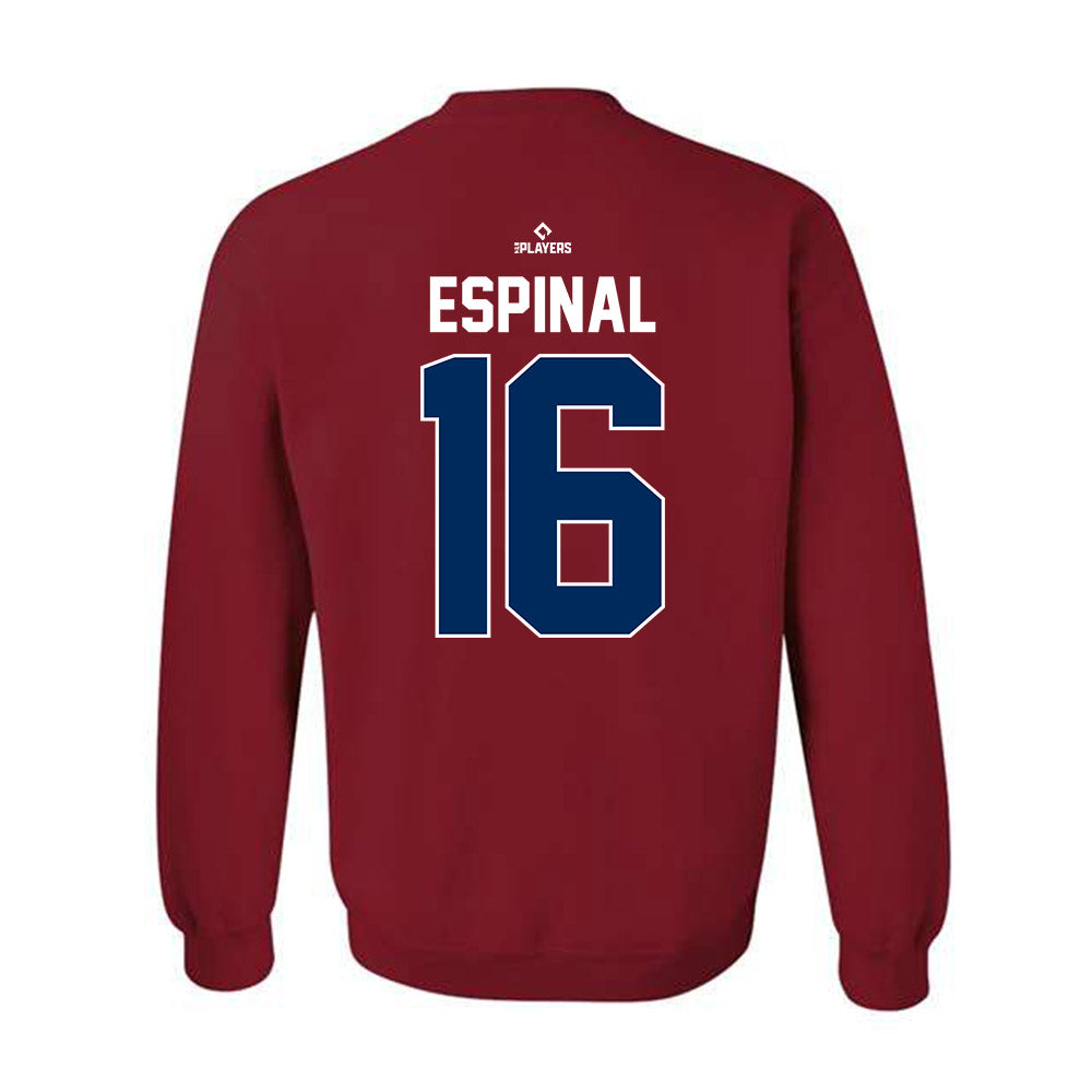 Reno Aces - MILB Baseball : Santiago Espinal - Crewneck Sweatshirt-1
