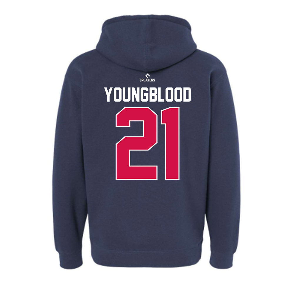 Reno Aces - MILB Baseball : Trent Youngblood - Hooded Pullover Sweatshirt-1