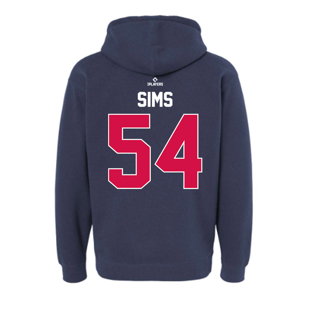 Reno Aces - MILB Baseball : Landon Sims - Hooded Pullover Sweatshirt-1