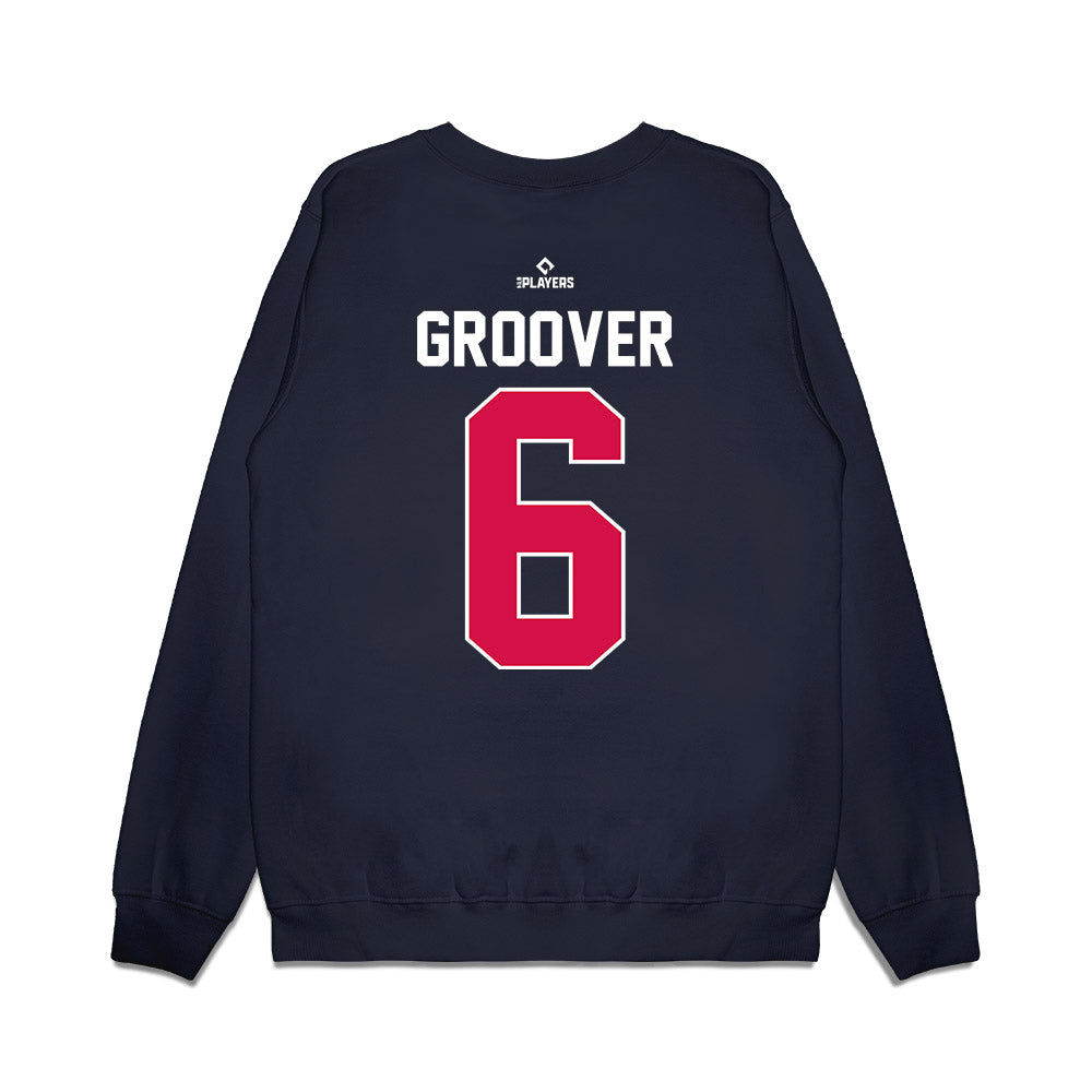 Reno Aces - MILB Baseball : LuJames Groover - Premium Crewneck Sweatshirt-1