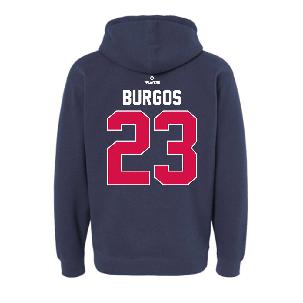 Reno Aces - MILB Baseball : Juan Burgos - Hooded Pullover Sweatshirt-1