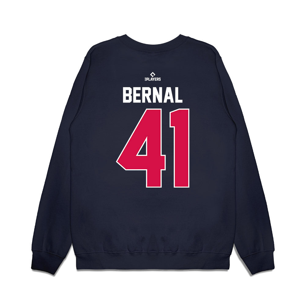 Reno Aces - MILB Baseball : Jonatan Bernal - Premium Crewneck Sweatshirt-1