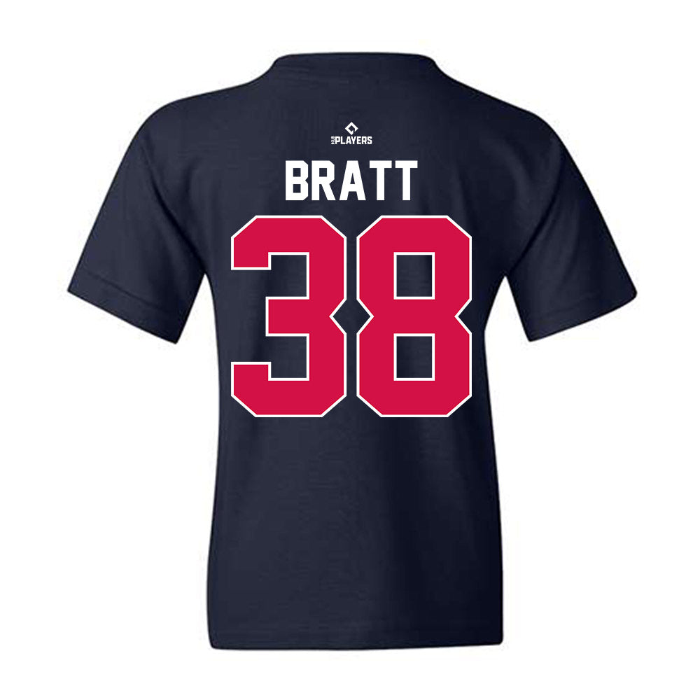 Reno Aces - MILB Baseball : Mitch Bratt - Youth T-Shirt-1