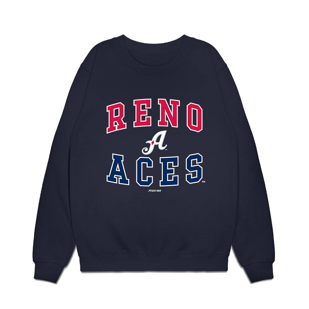 Reno Aces - MILB Baseball : Dylan Ray - Premium Crewneck Sweatshirt-0
