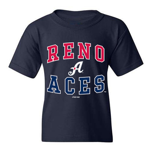 Reno Aces - MILB Baseball : Santiago Espinal - Youth T-Shirt-0