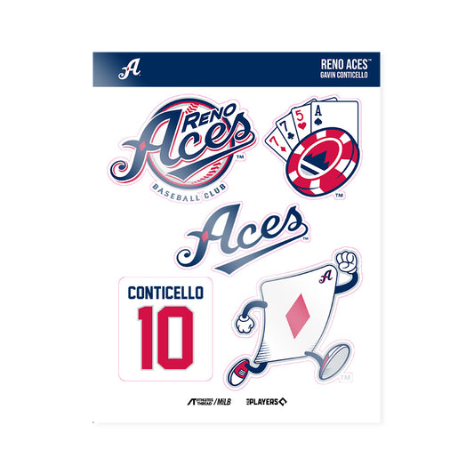 Reno Aces - MILB Baseball : Gavin Conticello - Sticker Sheet-0