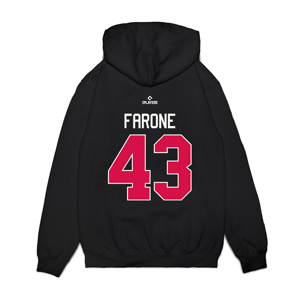 Richmond Flying Squirrels - MILB Baseball : Greg Farone - Premium Hooded Sweatshirt-1