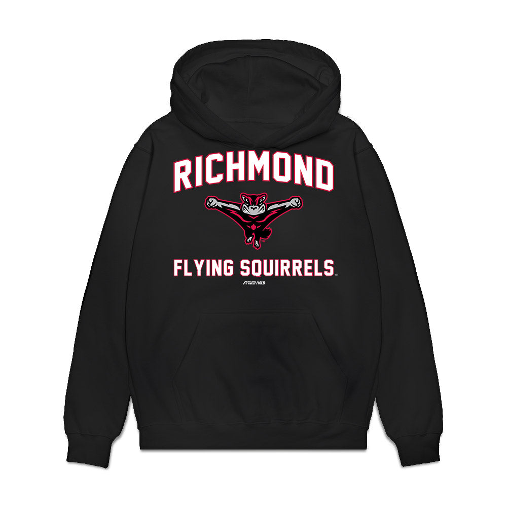 Richmond Flying Squirrels - MILB Baseball : Zander Darby - Premium Hooded Sweatshirt-0