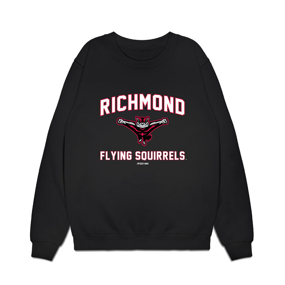 Flying Squirrels - MILB Baseball : Squirrels TestTwo - Premium Crewneck Sweatshirt-0