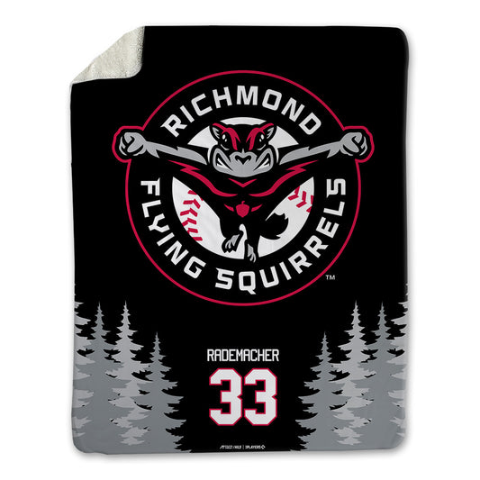 Richmond Flying Squirrels - MILB Baseball : Shane Rademacher - Blanket-0