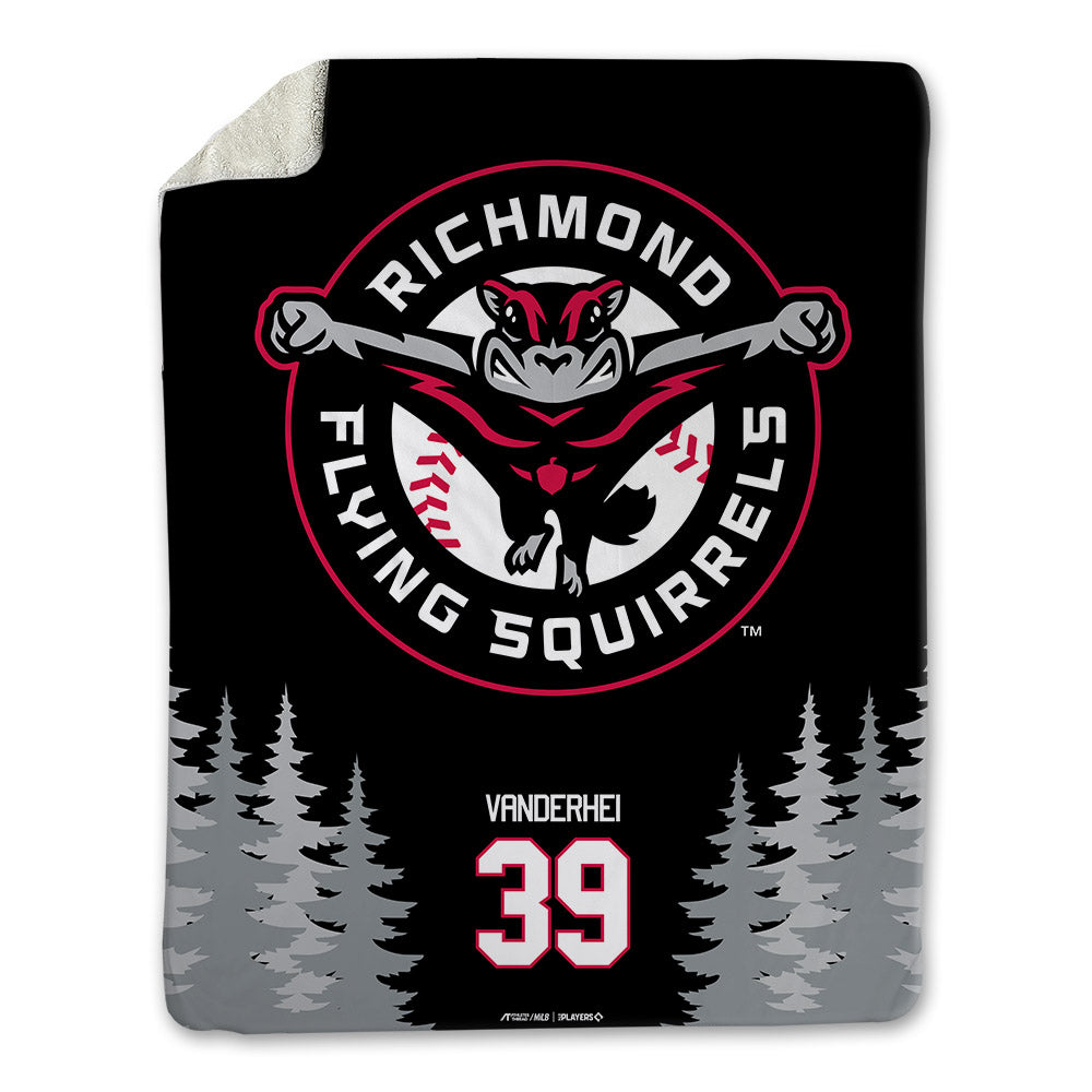 Richmond Flying Squirrels - MILB Baseball : Ryan Vanderhei - Blanket-0
