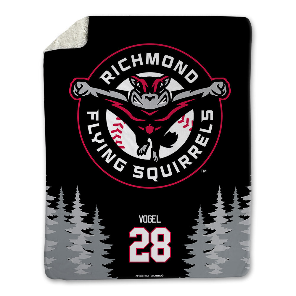Richmond Flying Squirrels - MILB Baseball : Tyler Vogel - Blanket-0
