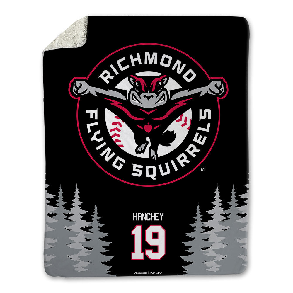 Richmond Flying Squirrels - MILB Baseball : Ty Hanchey - Blanket-0