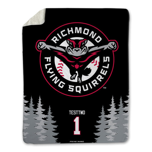 Flying Squirrels - MILB Baseball : Squirrels TestTwo - Blanket-0