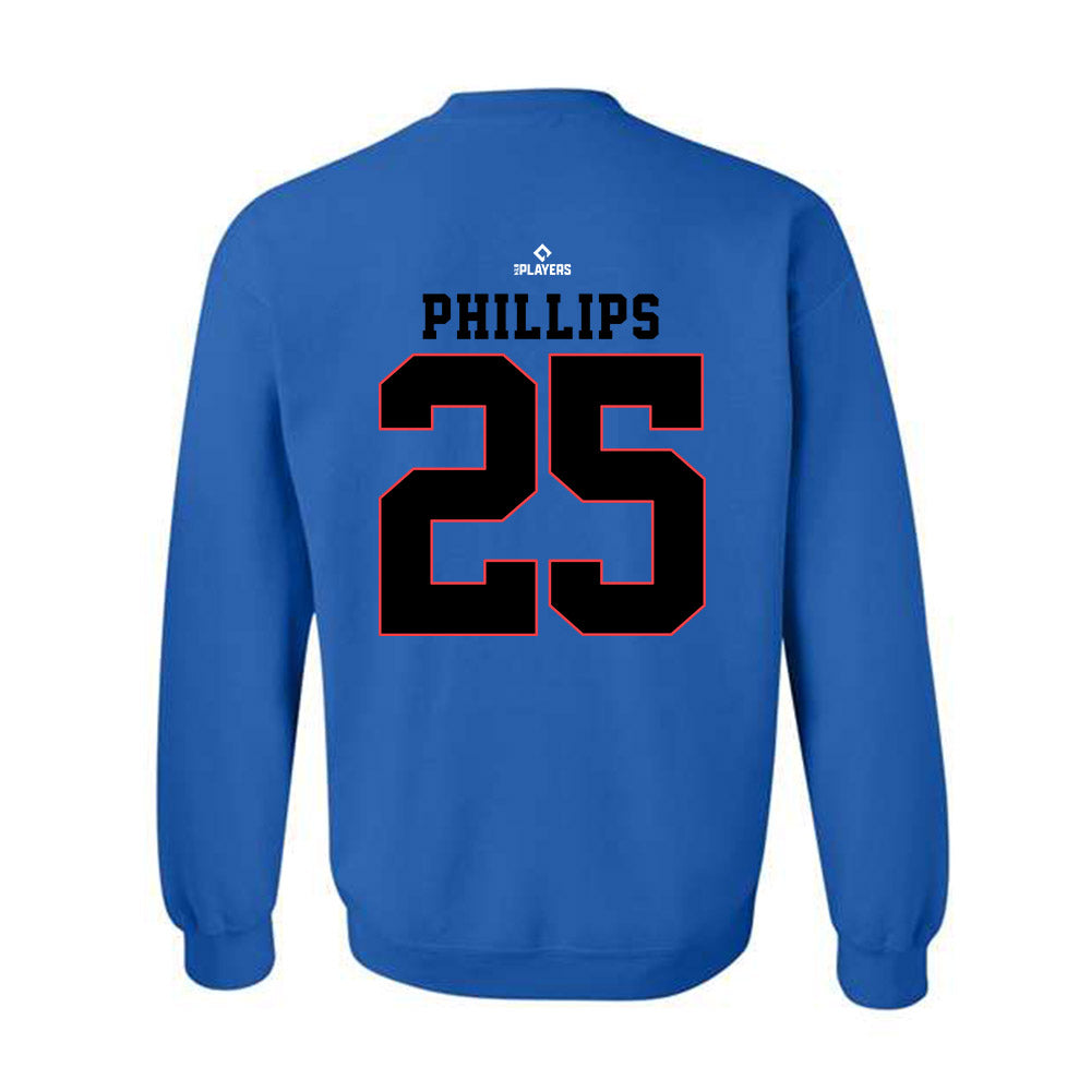 Rocket City Pandas - MILB Baseball : Dylan Phillips - Crewneck Sweatshirt-1