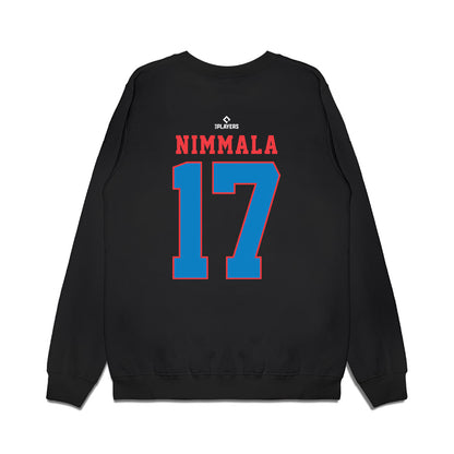 Rocket City Pandas - MILB Baseball : Arjun Nimmala - Premium Crewneck Sweatshirt-1