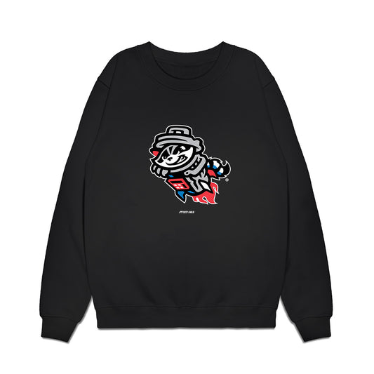 Rocket City Pandas - MILB Baseball : Eybersson Polanco - Premium Crewneck Sweatshirt-0