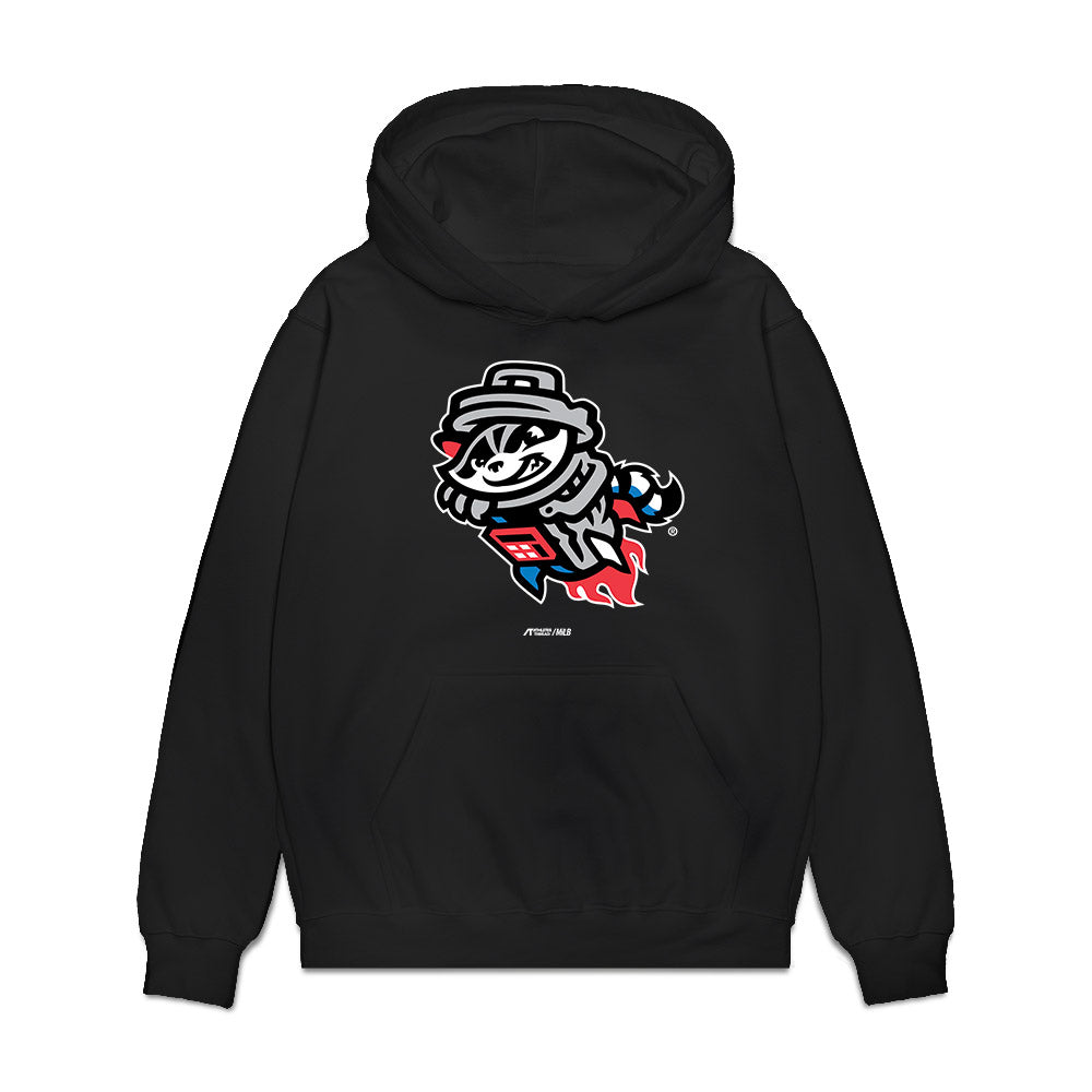 Rocket City Pandas - MILB Baseball : Caleb Bartolero - Premium Hooded Sweatshirt-0