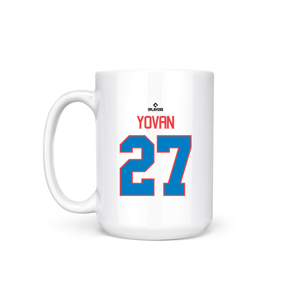 Rocket City Pandas - MILB Baseball : Kenyon Yovan - Coffee Mug-1