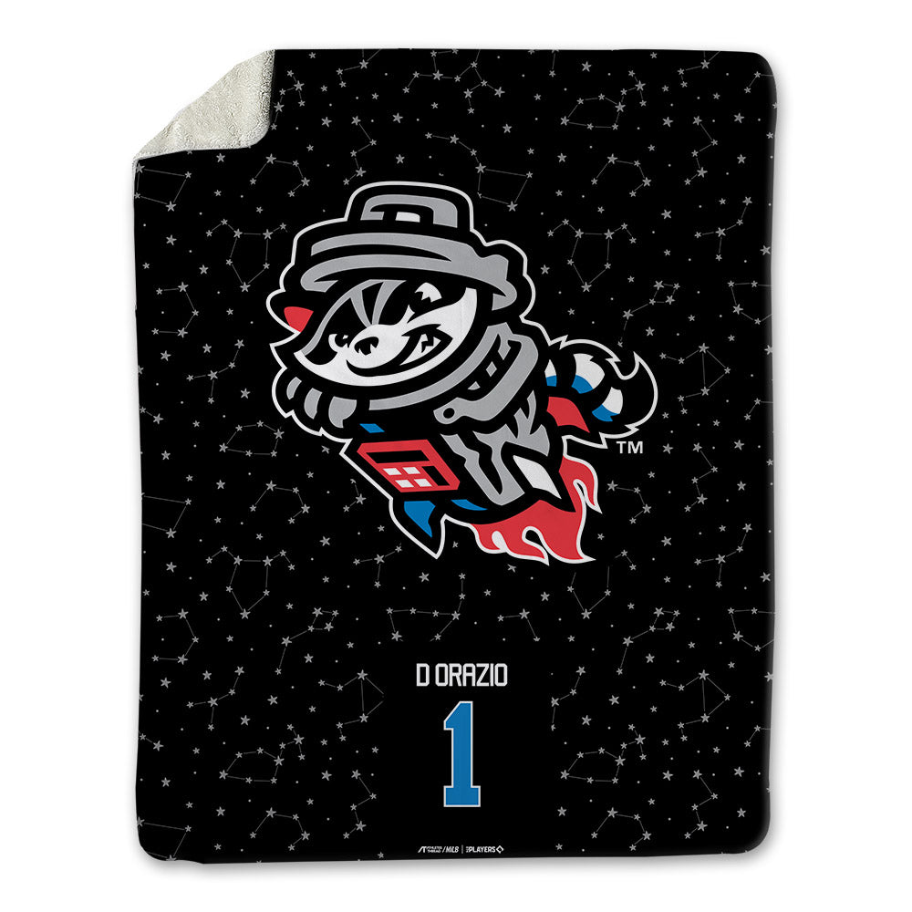 Rocket City Pandas - MILB Baseball : J.J. D'Orazio - Blanket-0