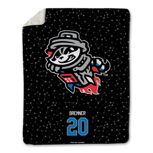 Rocket City Pandas - MILB Baseball : Tyler Bremner - Blanket-0