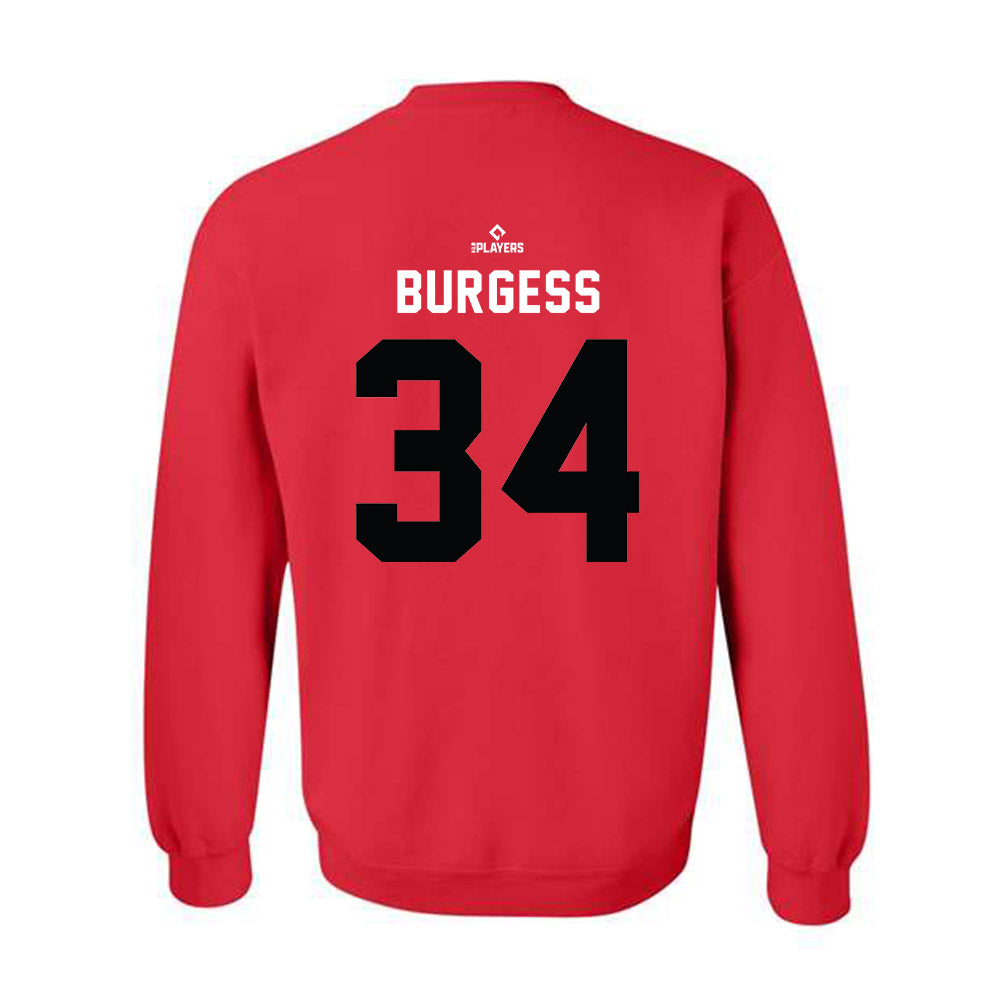 Rome Emperors - MILB Baseball : Colin Burgess - Crewneck Sweatshirt-1