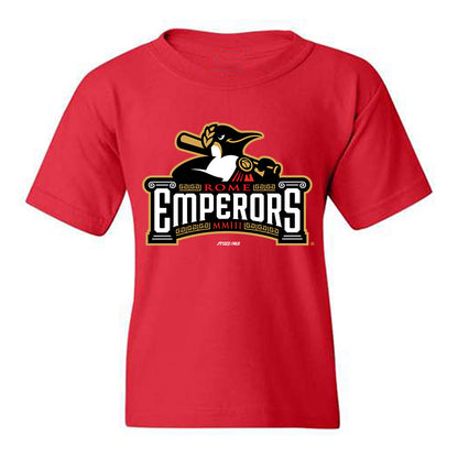 Rome Emperors - MILB Baseball : David Rodriguez - Youth T-Shirt-0