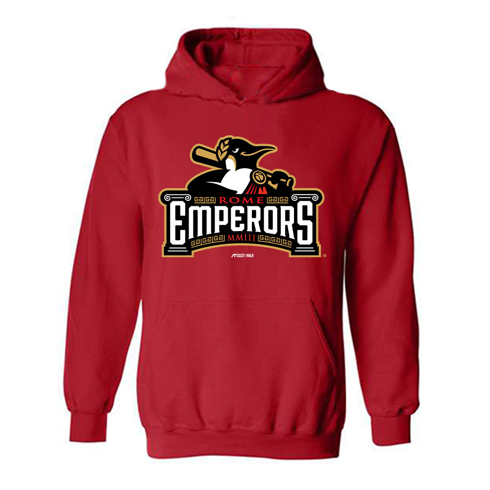 Rome Emperors - MILB Baseball : Logan Samuels - Hooded Sweatshirt-0