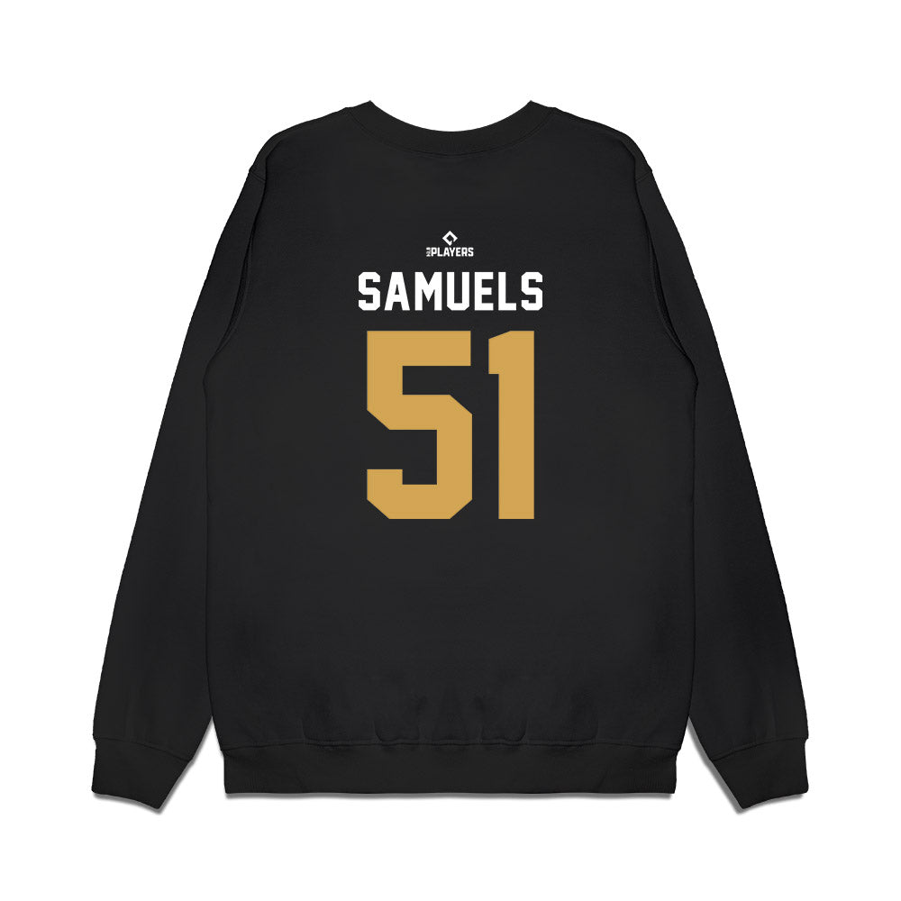 Rome Emperors - MILB Baseball : Logan Samuels - Premium Crewneck Sweatshirt-1