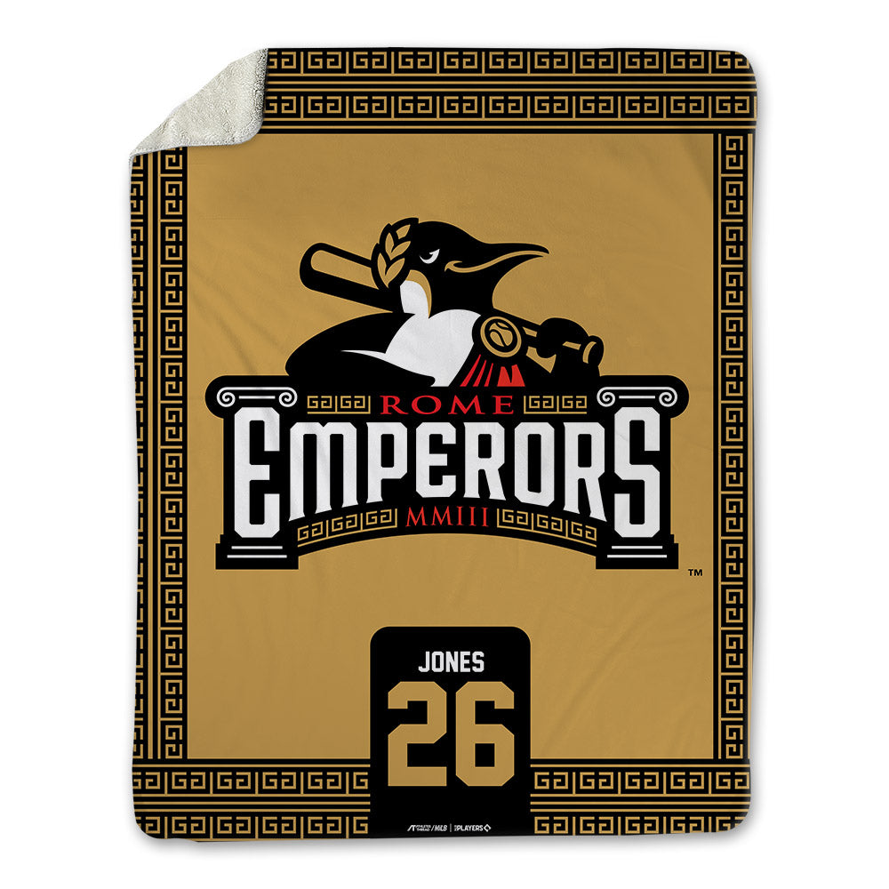 Rome Emperors - MILB Baseball : Colby Jones - Blanket-0