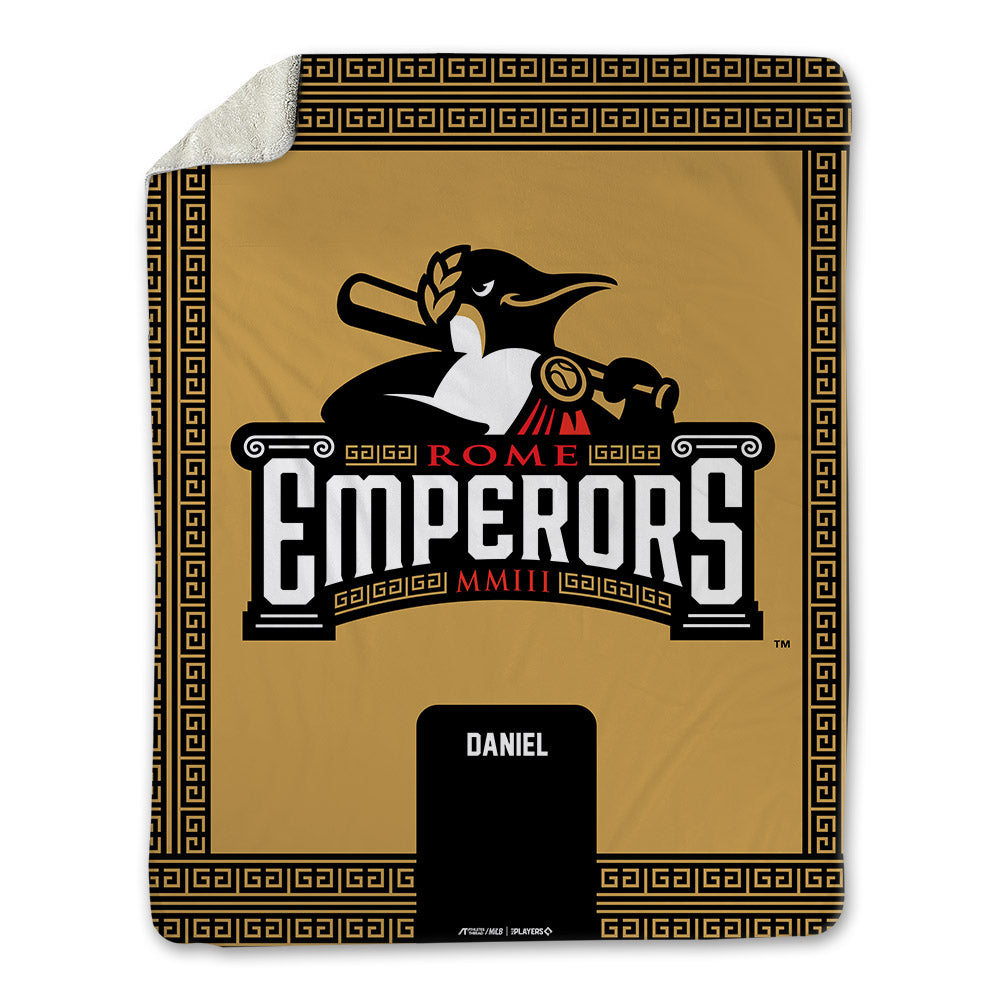 Rome Emperors - MILB Baseball : Colin Daniel - Blanket-0