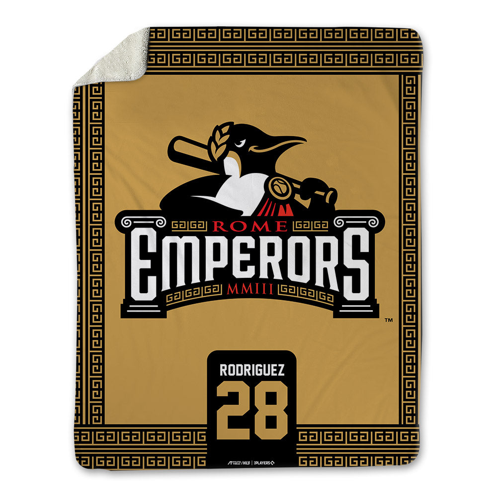 Rome Emperors - MILB Baseball : David Rodriguez - Blanket-0