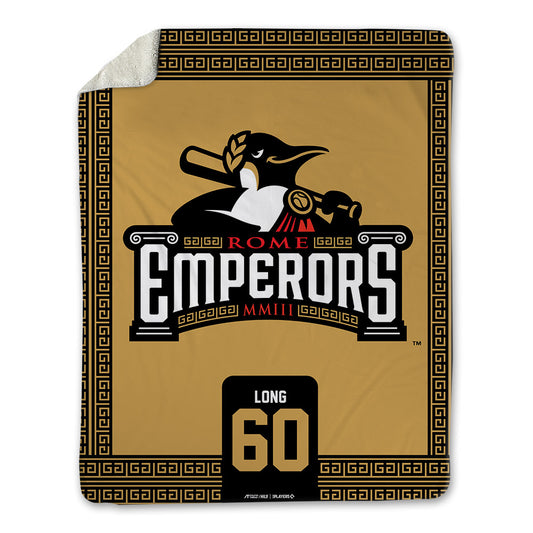 Rome Emperors - MILB Baseball : Justin Long - Blanket-0