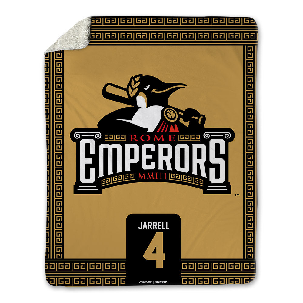 Rome Emperors - MILB Baseball : Jacob Jarrell - Blanket-0