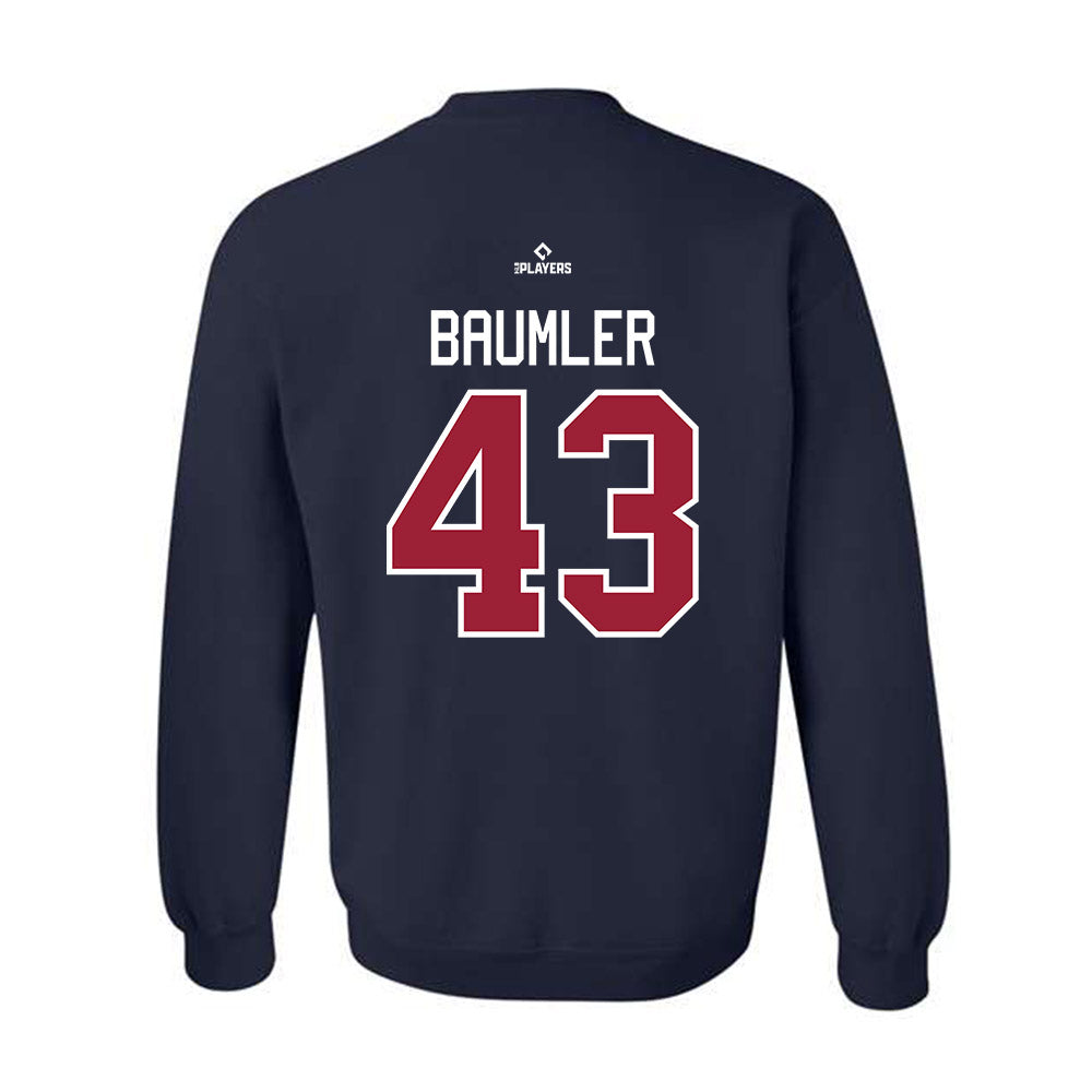 Round Rock Express - MILB Baseball : Carter Baumler - Crewneck Sweatshirt-1