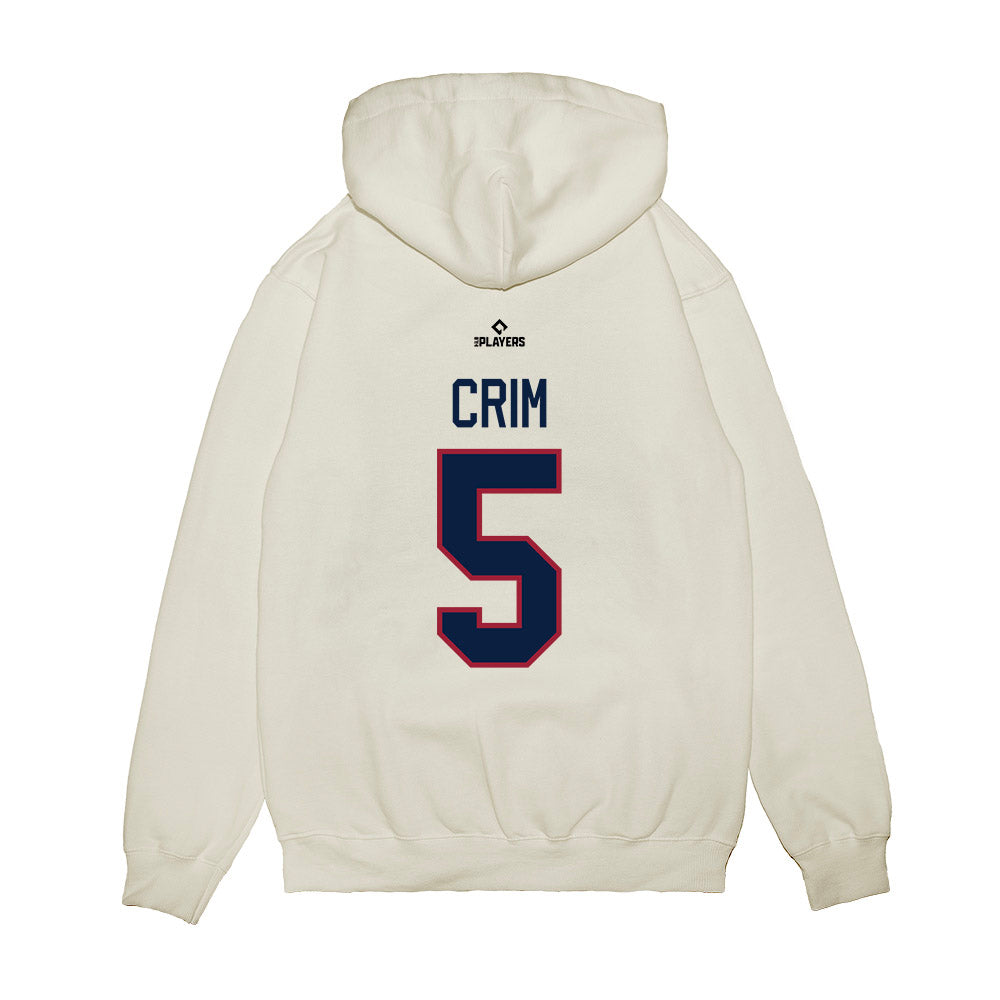 Round Rock Express - MILB Baseball : Blaine Crim - Premium Hooded Sweatshirt-1