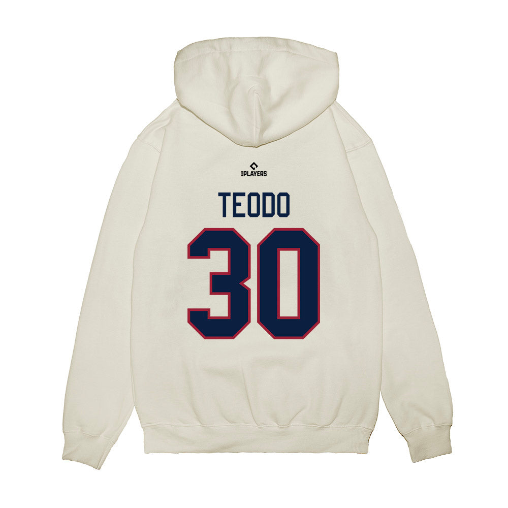 Round Rock Express - MILB Baseball : Emiliano Teodo - Premium Hooded Sweatshirt-1